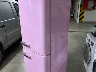 Smeg premium frigider retro 2m roz foto 5