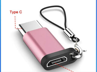 Conector Tayp C - Micro USB Female foto 2