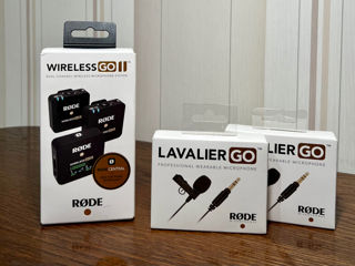 Rode wireless go ii, rode lavalier go. sigilate !