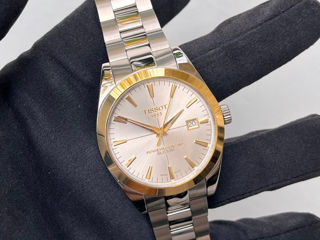 Мужские наручные часы Tissot Gentlemen Powermatic 585 золото сталь  2000€ foto 2