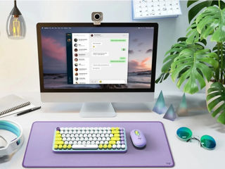 Клавиатура - «Logitech POP Mechanical With Emoji Keys RUS 920-010717 Daydream-Mint» foto 4