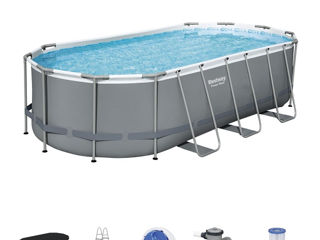 Piscina Power Steel Oval 549X274X122Cm, 13430L, Carcas Metal - livrare / credit / agroteh foto 3