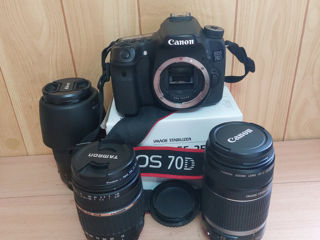 Canon 70D cu două obiective!!!