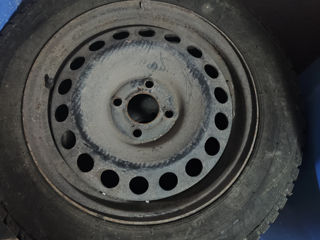 Anvelope + Jante Metal 185/65 R15 Iarna 4 buc foto 2