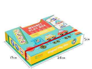 Развивающий магнитный игровой бокс / Carte magnetica Magentic Play Box foto 3