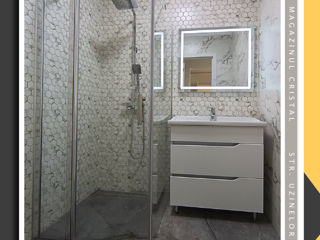 Cabina de duș fără perete de la 2800 lei / walk-in / modele și dimensiuni - душевые кабины foto 4