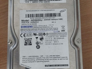 HDD на 500гб От Samsung Model HD502HJ foto 1