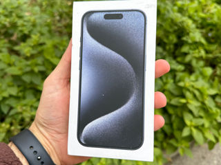 iPhone 15 Pro 128gb Natural Blue Titanium nou!