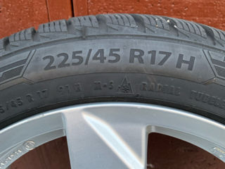 Jante 5x112 cu cauciucuri 225/45 r17 foto 3