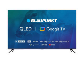 Televizor nou diagonala mare 65 Blaupunkt 65QBG7000 Google TV! Doar 550 MDL/luna,  avans 0 foto 1