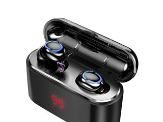 Беспроводные наушники HBQ-Q32 TWS Bluetooth V5.0 с зарядным кейсом и функцией Power Bank фото 0