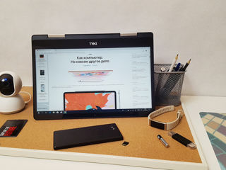 Dell Inspiron 5482 ,2in1,14" (256GB SSD, i7-8565U 1.8 GHz, 8GB ram.) Touch-screen, stare ideala. ф foto 1