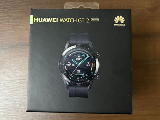 Huawei Watch GT 2, 46mm, Model LTN-B19, Matte Black.