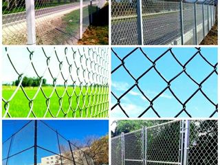 Gard din plasă innodată zincată.сетка шарнирная foto 11