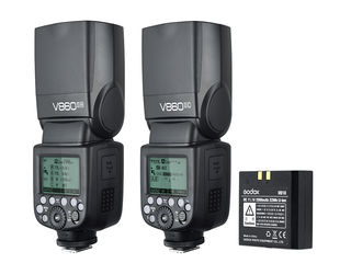 Godox VING V860II-C (Canon), E-TTL, HSS, сост.9.5/10, полный комплект (родной аккумулятор и зарядка) foto 1