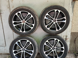 Jante Vw Audi Seat Şkoda 5/112/R16 et 38 + anvelope GoodYear 205/55/r16 ideale aduse din elvetia. foto 2