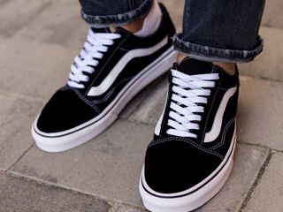 Vans old skool black white foto 5