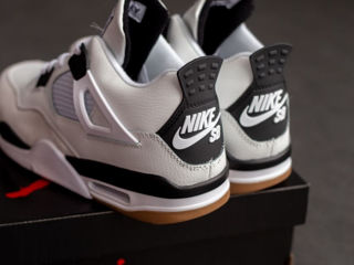 Nike Air Jordan Retro 4 Retro Sb White/Black foto 6