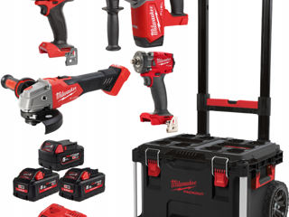 Set de scule cu acumulator / набор инструме milwaukee m18 fpp4c-555t fuel power pack in2, 4933492525 foto 2