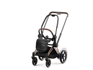 Cybex Platinum Cadru Cybex e-Priam New Generation incl. Scaun Hardpart Design Rosegold