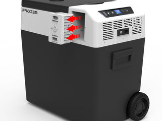 Автомобильный холодильник 12/24 вольт - компрессорный - морозит до -22 -со встроенным аккумулятором foto 2