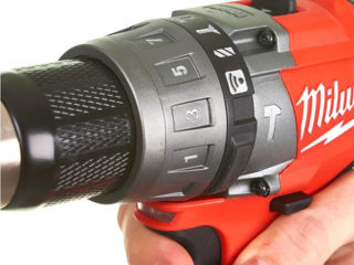 Masina de gaurit-insurubat cu acumulator/дрель-шуруповёрт аккумуляторная milwaukee m18 fuel onepd-0x foto 5