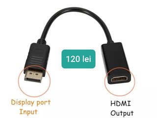 Adapter  Mini  Display PORT/DisPLay port to HDMI.VGA.DVI foto 12