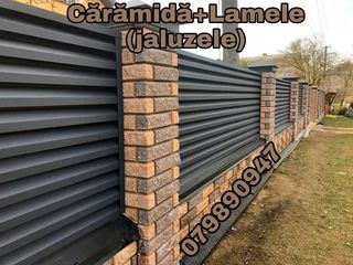 caramida gard piloni fasade кирпич столбы заборы фасады беседки керпич колотый caramida colotaia foto 5