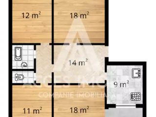 Apartament cu 4 camere, 83 m², Periferie, Taraclia foto 1