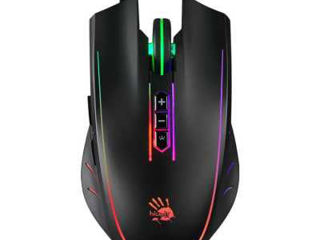 Gaming Mouse Bloody Q81 Curve, Optical, 500-3200 Dpi, 8 Buttons,Bbacklight, Ergonomic, Usb