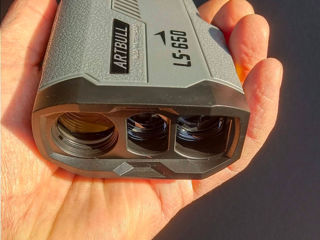 Новый !!!  Лазерный дальномер для охоты, диапазон измерения от 5 м до - 650 м, бинокль 6 кратное уве foto 2