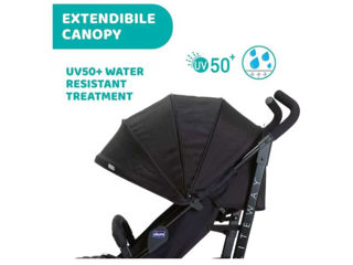 Carucior sport chicco liteway 4 basic , 5 puncte, 0 luni+, negru. promo! foto 2