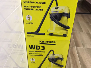 Karcher WD 3. Aspirator multifunctional umed-uscat 1000 W, 200 mbar, rezervor 17l. Nou Sigilat