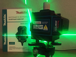 Makita лазерный уровень 12-16 линии зеленый луч . фото 3