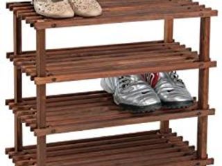 Полка для обуви 3 ярусная деревянная 77х26х40см Kesper 69723 foto 6