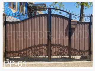 Porti din metal , balustrade, copertine, balustrade inox , porti in stoc foto 18