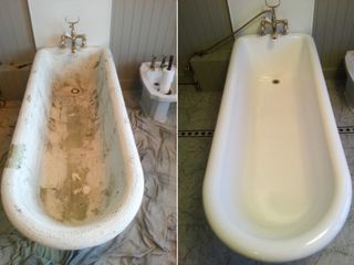 Vopsirea cazilor de baie fontă(ciugun),metal,acril ekopel 2k !!! durata  20 ani. реставрация ванн foto 16