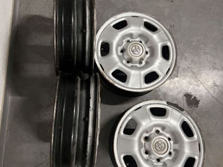 Штампованные диски R17, 6x139.7, ЦО 106.1, 6J - Toyota Hilux / Land Cruiser Prado... Mitsubishi и др фото 2