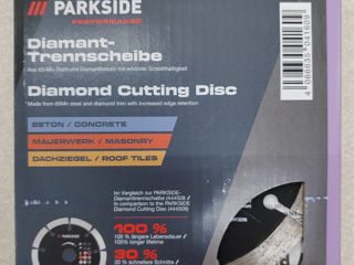 Discuri diamantate Parkside 76mm /125mm foto 5