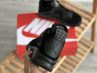 Nike Air Jordan 4 Retro Full Black Unisex foto 7