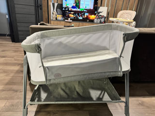 Pătuc Co-sleeper 2 in 1 Lionelo Luna Grey foto 3