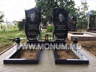 Monument din granit negru de calitate superioara 6600 L. foto 1