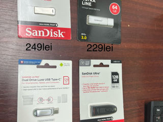 Usb sandisk 3.0 130mb/s 128gb doar 299 lei foto 4