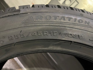 4 anvelope noi Dunlop 255/45 R18, anul 2024, fabricat în Luxemburg foto 4