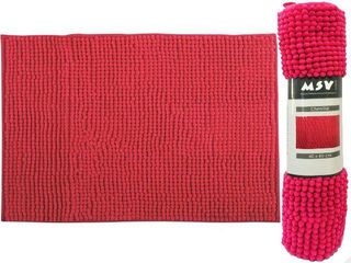 Коврик Для Ванной Комнаты 40X60Cm Msv Chenille Роз, Микрофиб