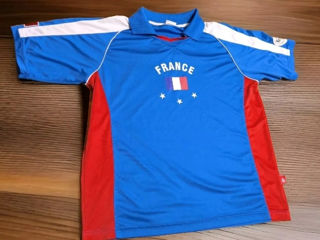 France Team World Cup  Soccer Football 2006   #10 оригинальная футболка размер L