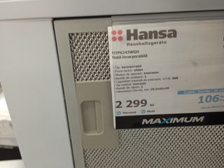 Вытяжка встраиваемая "Hansa". Новая, в упаковке, гарантия. 2300 лей foto 1