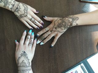 Tatuaje cu henna, mehendi. foto 7