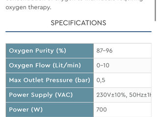 Concentrator oxigen portabil foto 6