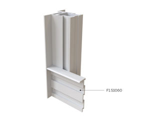 Concealed mounted aluminium plinth S1060 with no cover F1.S1060 foto 5